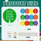 Cinrobiye 24 Pack Plastic Hand Fans Bulk, Colorful Handheld Cooling Fans - Image 2