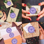 300Pcs Lilac Sealing Wax Beads, Vintage Wax Seal Beads - Image 4