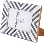 Picture Photo Frame Chevron Herringbone Art Inspired Vintage Table-Top/Wall - Image 3