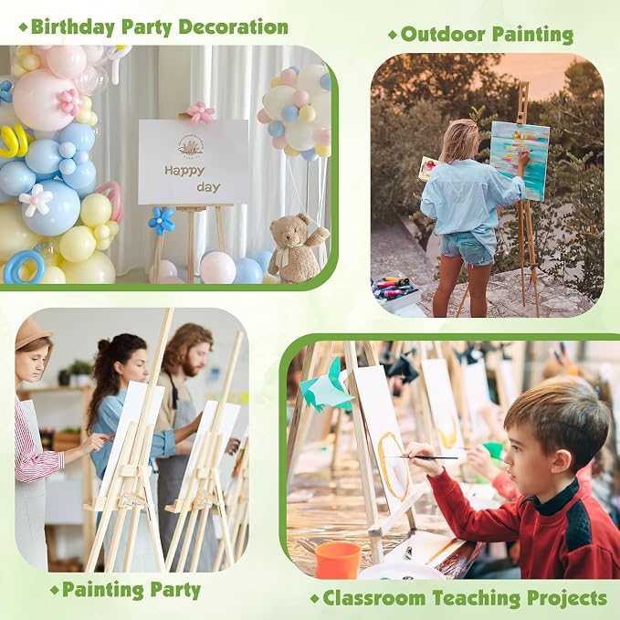 ESRICH Linen Canvas for Painting 8x10, 5 Pack Professional Linen Canvas Panels - Image 6