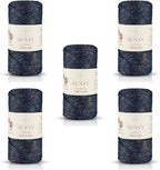 5 Skeins of Sensy Premium 2mm 251 Yards Sparkle Polyester Rope 90% by SSENSY