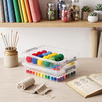 Citylife 6 Qt Plastic Storage Bins - Image 8