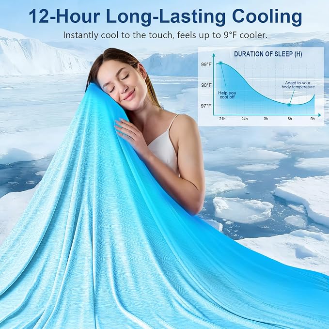 KMUSET Cooling Blanket Full Size（80"x90", Double Sided Summer Cooling Blankets - Image 2