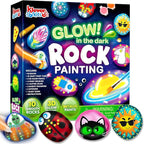 Rock Painting Kit- Glow in The Dark Rock Kit, Arts and Crafts by JOYIN