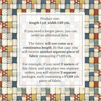 Soft Neutral Patchwork Cotton Fabric Panel 61 x 36.6 Inches, Minimal Geometric - Image 6