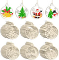 36PCS Wooden Hollow Christmas Ornaments by Sophena