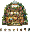 Mystic Garden Hall Puzzles Adults Gifts Wooden 100 Pieces 8.5 * 8.5in by Jollitot
