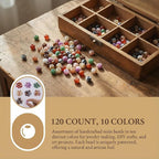 Pndeyo 60pcs Round Acrylic Beads - Image 3