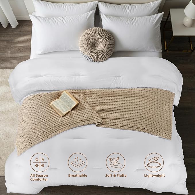 Utopia Bedding Comforters Queen Size, All Season Duvet Insert, Down Alternative - Image 6