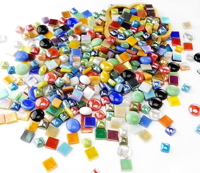 Lanyani 2.2 Pound Great Value Pack Glass Mosaic Tiles Bulk - Image 5