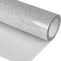 TORC Silver Glitter HTV Heat Transfer Vinyl Roll 12 inch x 5 ft Iron on Vinyl by TORC
