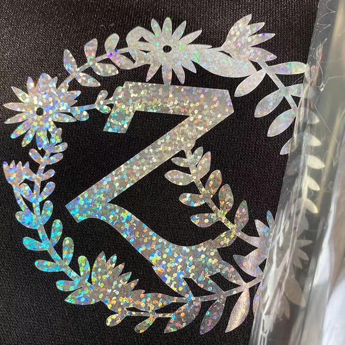 Holographic Silver Metallic Foil HTV Heat Transfer Vinyl - Image 4