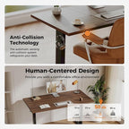 Agilestic Electric Standing Desk, 63 x 23.6 Inches Height Adjustable Desk - Image 7