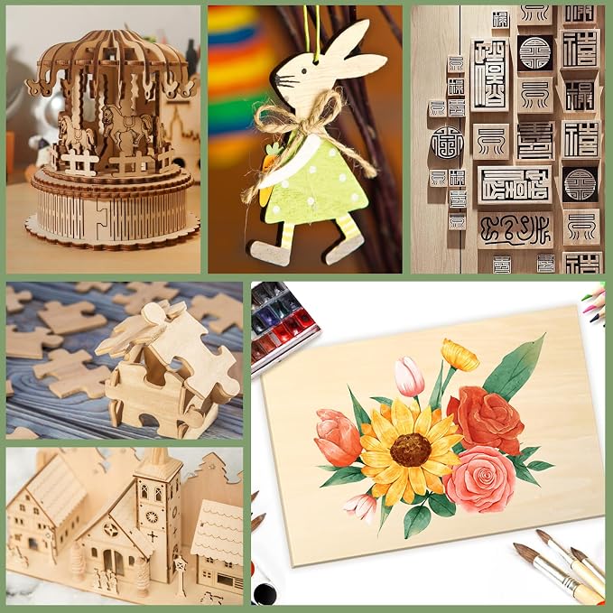 12 Pack Basswood Sheets 1/8x12x12 Inch - Image 5