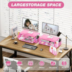 OPNICE Desk Organizers and Accessories, Computer Monitor Stand Riser - Image 5