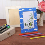 RYKOMO 6 PCS DIY Wooden Picture Frames Unfinished Solid Wood Photo Picture - Image 6