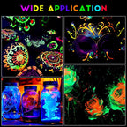 FansArriche Glow in the Dark Paint, 12 Colors x 20 ml Fabric Paint | 3D Neon - Image 6