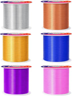 Mandala Crafts 16 GA Gold Blue Purple Assorted Anodized Aluminum Craft Wire | - Image 2