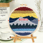 Allazone Punch Needle Starter Kit, Pattern & Fabric Embroidery, Adjustable - Image 5