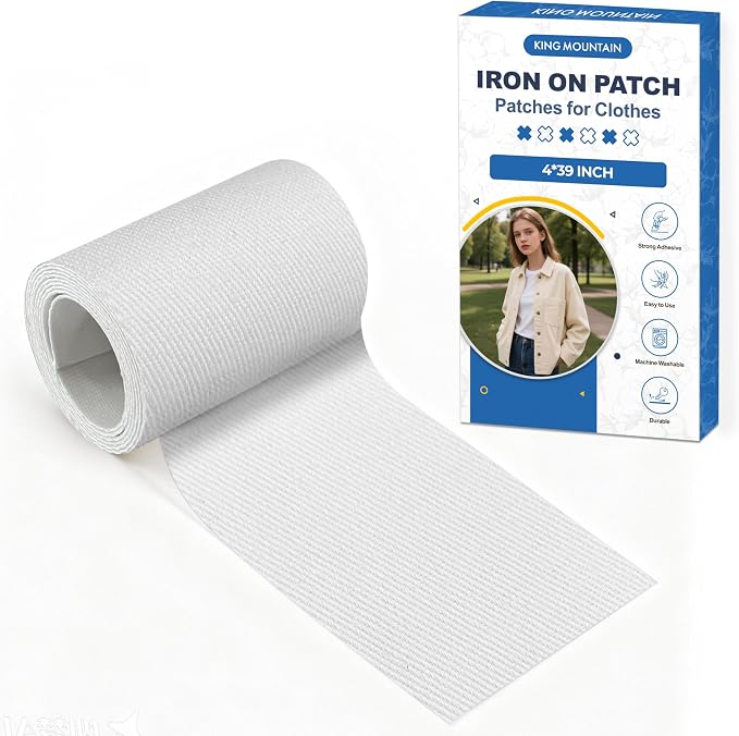 Iron on Patches for Clothes, Patches for Cloth, 100% Cotton Fabric Patches for by ForABetterHomeLife
