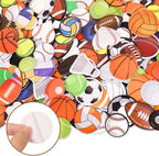 300Pcs Sports Foam Stickers Assorted Sport Ball Basketball Football Baseball - Image 2