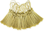 VAPKER Metallic Gold 100Pcs 13cm/5 Inch Bookmark Tassels by VAPKER