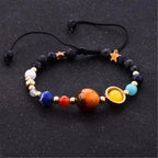 ONLYJUMP Planet Bracelet Solar System Universe Galaxy Bracelet Handmade Natural - Image 8