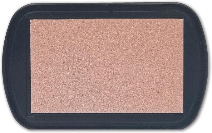 Jacquard ColorPad Archival Pigment Ink Stamp Pads- Metallic Rose Gold - Image 2