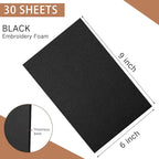 Innconee 30 Pcs Embroidery Foam 3D 3mm EVA Puffy Foam Sheets - Image 2