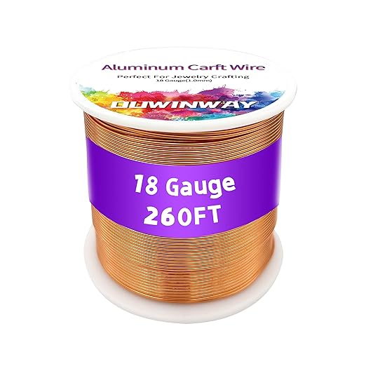 18Gauge Copper Aluminum Crafts Wire 260FT, by ouwinway