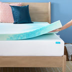 Linenspa 4 Inch Swirl Gel Memory Foam Mattress Topper, Twin XL Size – Cooling - Image 10