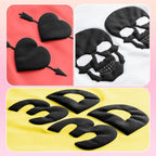 VinylRus Black Puff Vinyl Heat Transfer -12” x 6ft Puffy 3D Iron on Vinyl - Image 2