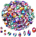 1000 Pcs Crystal AB Colorful Jewels Gems by KDCQAH