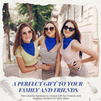 Suhine 100% Cotton Solid Bandanas Blank Bandanas Multifunctional Headband Scarf - Image 3