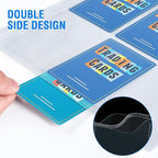 36 Pack 9 Pocket Page Protectors, Sooez Double Sided Trading Card Sleeves - Image 2