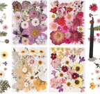110 PCS Pressed Flowers for Resin molds Real Dried Flower Leaves for Resin by nisetten