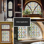 ADD.HERES Window Privacy Film, Stained Glass Decorative Static Cling, Removable - Image 7