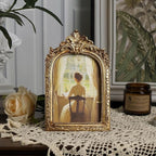 Cuspin 4x6 Vintage Picture Frame Arched Frames, Antique Photo Frame Retro Home - Image 9