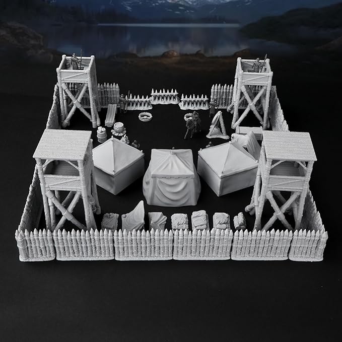 AUSPDICE AF676 Medieval Military Camp RPG Terrain Set - Image 4