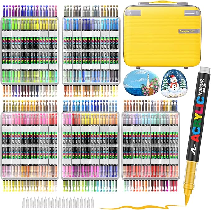 360 Colors Acrylic Paint Markers by AcrylicAura