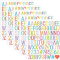 Letter Stickers 1 inch, Self-Adhesive Vinyl Waterproof ABC Letter Stickers by Unknown