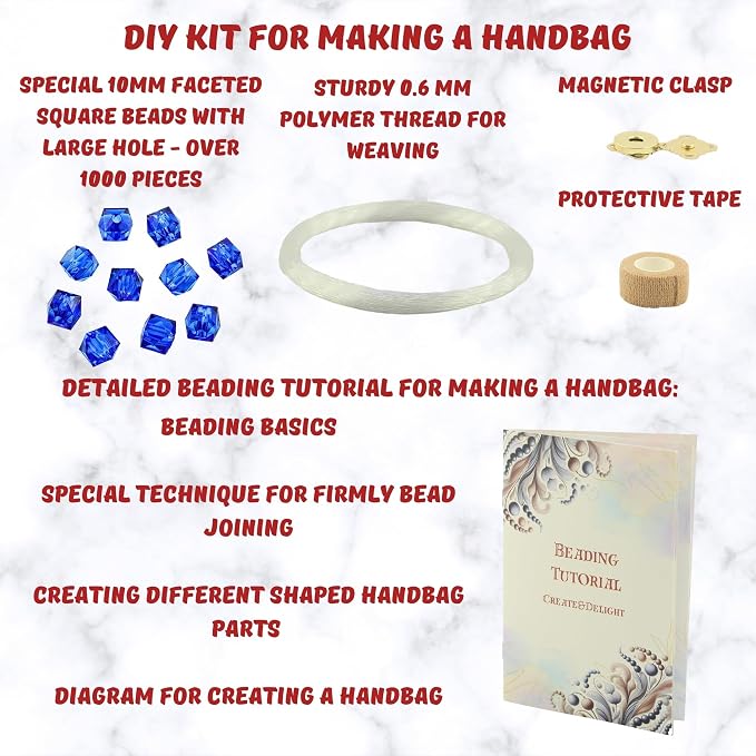 Arts and Crafts for Adults: Craft Supplies for Weaving Beaded Cute Things. DIY - Image 8