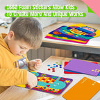 SpriteGru Foam Sticker Art Activity, 20 Animals - Image 5
