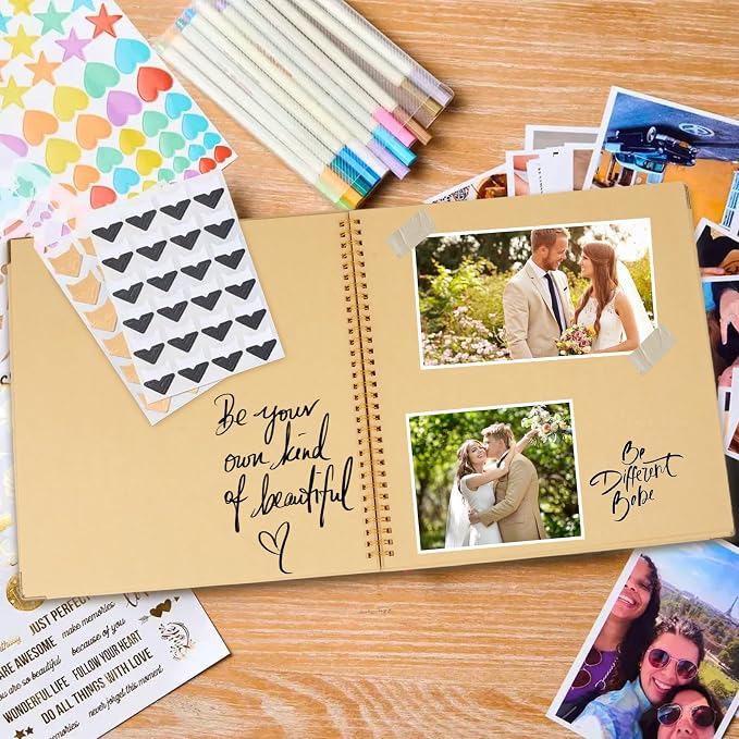 Joyberg Scrapbook 80 Pages, Scrapbooking Supplies 11 x 11 In, Scrapbook Album - Image 2