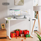Veken 55 Inch Large Electric Standing Desk, Gaming Table, Suit students - Image 2