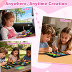 ZMLM Scratch Paper Art-Crafts Gift: 2 Pack Rainbow Notebooks Supplies Toys - Image 4