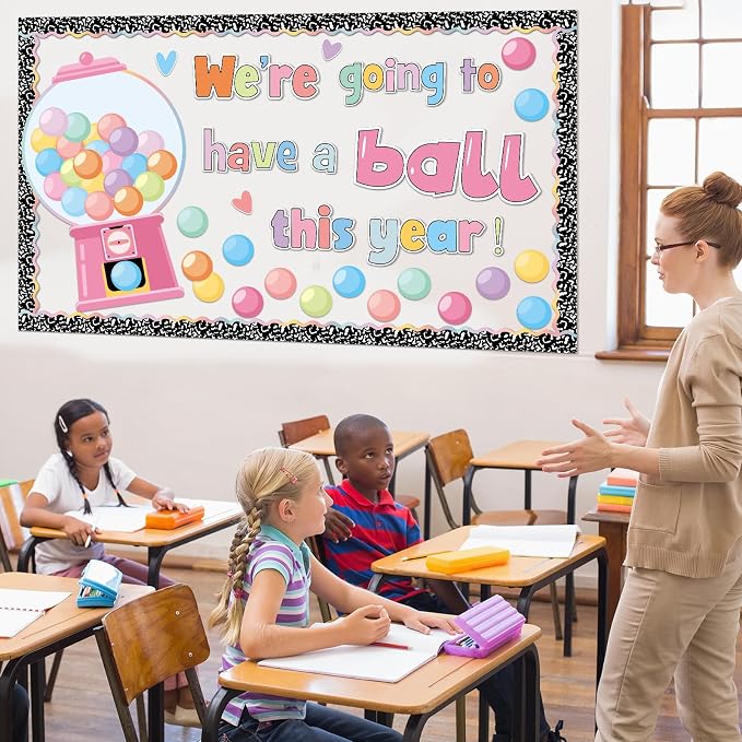 Gumball Machine Bulletin Board for Classroom Decorations Composition Notebook - Image 6