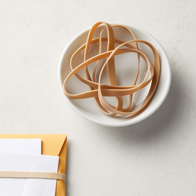 Amazon Basics Rubber Bands, Office Supplies, Size 64, 320 Bands/1 lb Pack - Image 6