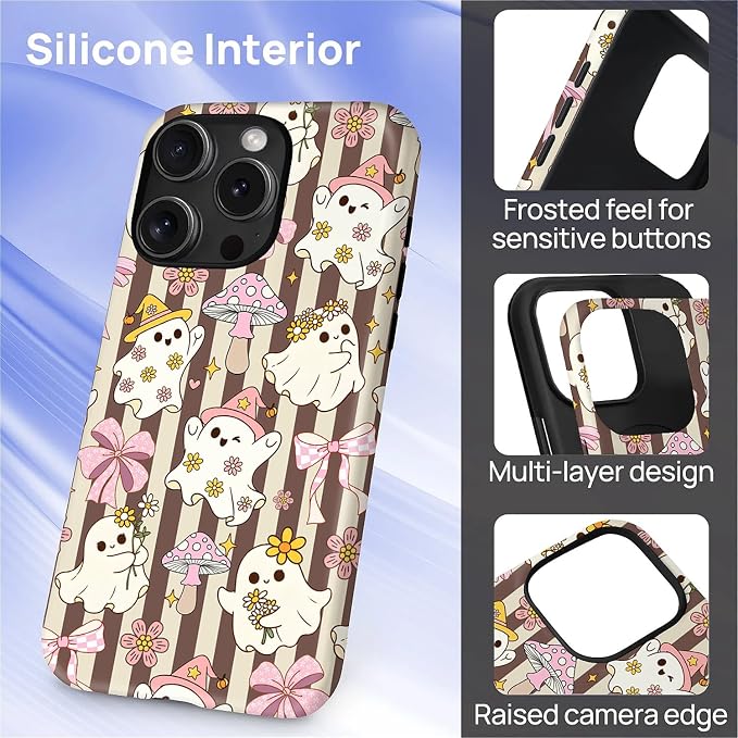 Case for iPhone 14 Pro Max, Scratch Resistant Hybrid Double Layer Hard - Image 3