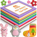 45 PCS Felt Fabric Sheets 12 x 12 Inch 2mm Craft Felt Sheets | 45 Assorted by Oleitodh